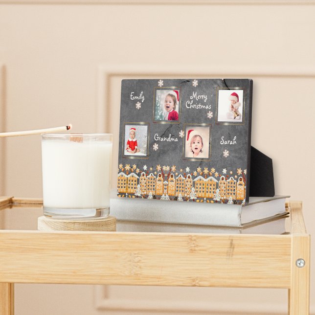 Plaque Photo Grandma Christmas Ginger Cookie Grille photo Colla (Créateur téléchargé)