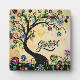 Plaque Photo Grateful (design original)