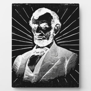 Plaque Photo grunge abraham lincoln