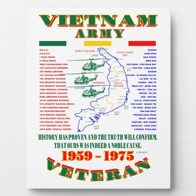 PLAQUE PHOTO GUERRE DU VIETNAM. VÉTÉRAN DE L'ARMÉE AMÉRICAINE (Devant)