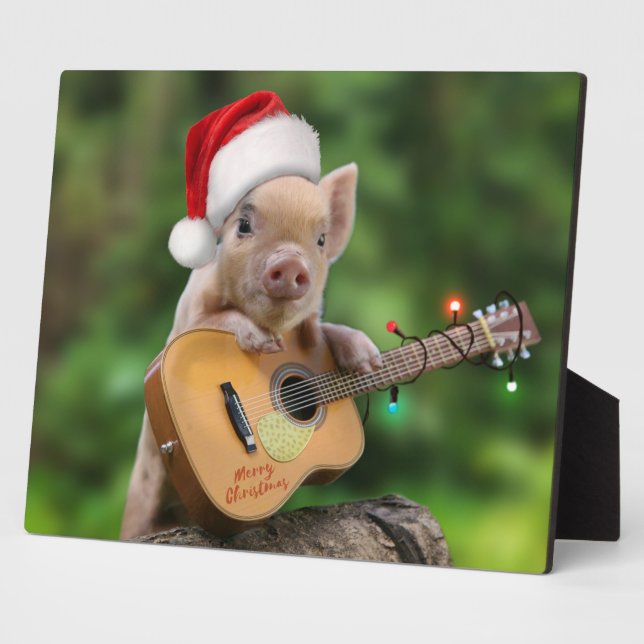 Plaque Photo guitar de Christmas (Côté)