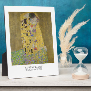 Plaque Photo Gustav Klimt Le Baiser Peinture - Célèbre Classiqu