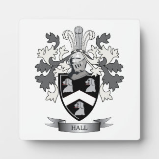 Plaque Photo Hall Famille Crest Armoiries