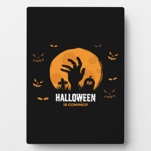 Plaque Photo Halloween approche