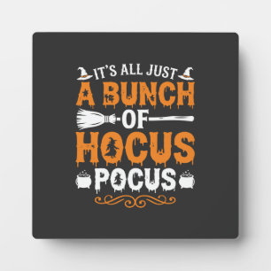 Plaque Photo Halloween C'est Tout Juste Un Peu De Hocus Pocus S