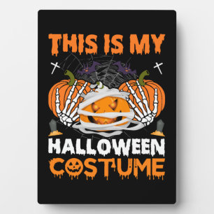 Plaque Photo Halloween Poison This Is My Halloween Costume