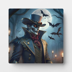 Plaque Photo Halloween Steampunk Southern Gothic Zombie