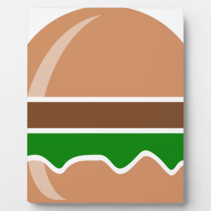 Plaque Photo Hamburger restauration rapide un sandwich