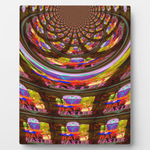 Plaque Photo Happy Easter voeux Salutations Graphiques sans fil