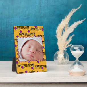 Plaque Photo Happy Halloween! Keepsake Photo Frame