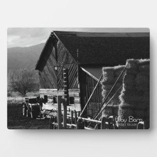 Plaque Photo Hay Barn