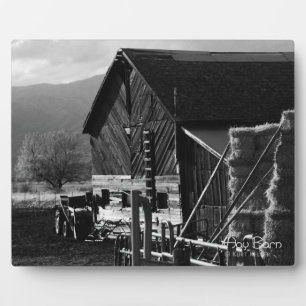Plaque Photo Hay Barn
