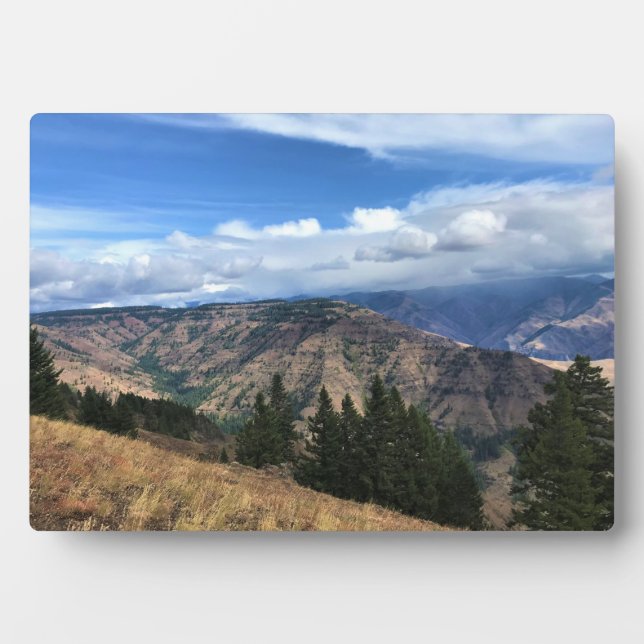 Plaque Photo Hells Canyon Pittoresque Byway, OU (Devant)