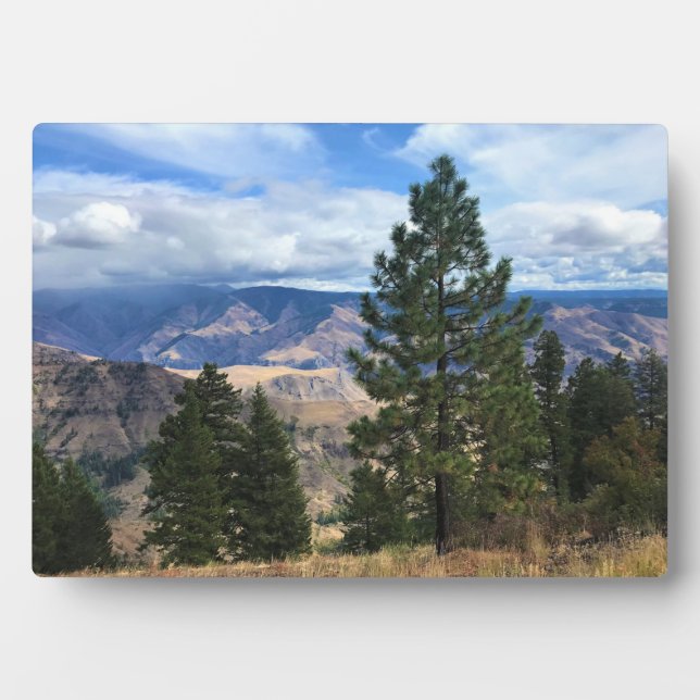 Plaque Photo Hells Canyon Pittoresque Byway, OU (Devant)
