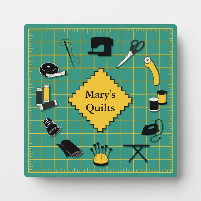 Plaque Photo Heure de la surface composée Customiser le Étiquet (Devant)