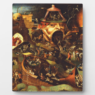 Plaque Photo Hieronymus Bosch Christ dans Limbo