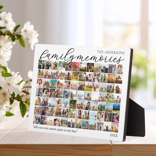 Plaque Photo Histoires de famille Personnalisé 84 Collage d'ima (Créateur téléchargé)