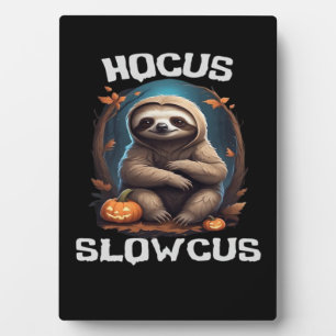 Plaque Photo Hocus Slowcus Amateurs de fentes Halloween tee tee