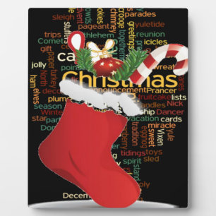 Plaque Photo HoHo ! Merry Christmas TOXITS et Happy New Year