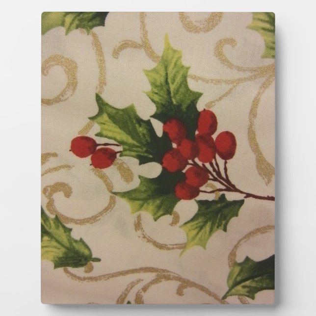Plaque Photo Holly Berries (Devant)