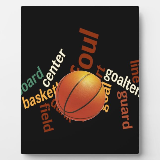 Plaque Photo Hoops Basketball Sport Fanatics.jpg (Devant)