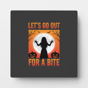 Plaque Photo Horror Halloween Sortons Pour Une Morsure