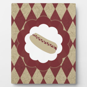 Plaque Photo hot dog diamonds