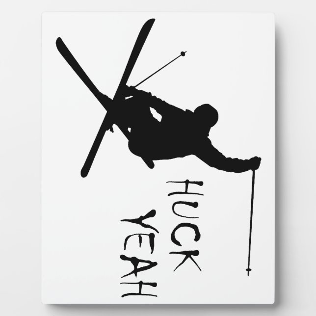 Plaque Photo Huck Ouais (Ski) (Devant)