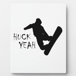 Plaque Photo Huck Yeah