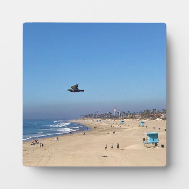 Plaque Photo Huntington Beach, Californie (Devant)