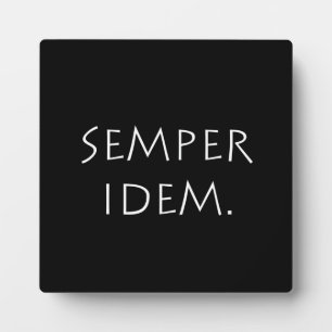 Plaque Photo Idem Semper