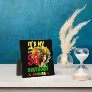 Plaque Photo Ile Vibes Jamaïque Anniversaire Groupe de Filles C