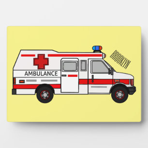 Plaque Photo Illustration d'ambulance