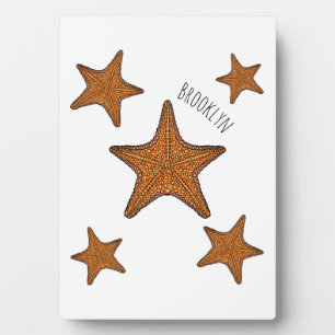 Plaque Photo Illustration de dessin de Starfish