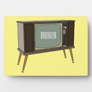 Plaque Photo Illustration de dessin télévisé