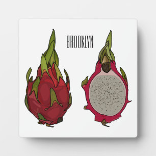 Plaque Photo Illustration de dragon fruit