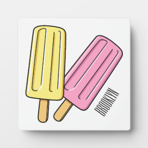 Plaque Photo Illustration de Ice pop