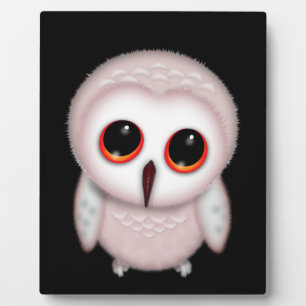 Plaque Photo Illustration de petite chouette mignonne