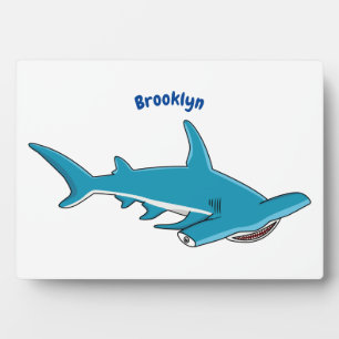 Plaque Photo Illustration de requin marteau
