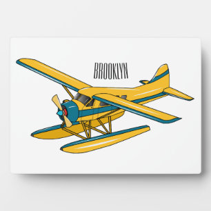 Plaque Photo Illustration d'hydravion