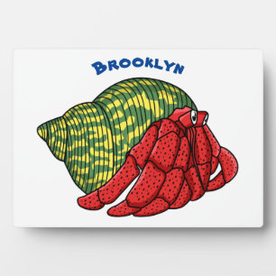 Plaque Photo Illustration du crabe mignon