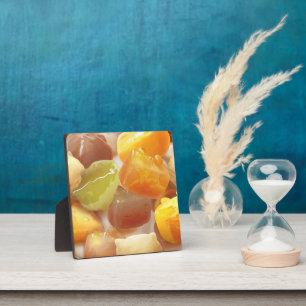 Plaque Photo Illustration du dessert de balle Taro