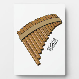 Plaque Photo Illustration Pan flûte / panpipes