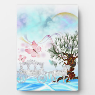 Plaque Photo Imaginaire Crystal Horse Carriage