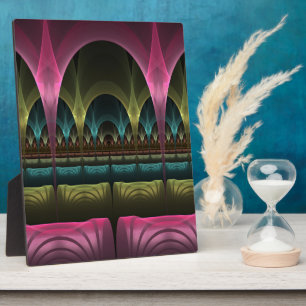 Plaque Photo Imaginaire spécial Motif Abstrait coloré Fractal