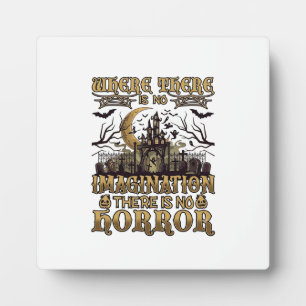 Plaque Photo Imagination Horreur Halloween Maison Hantée Cimeti