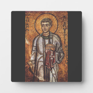 Plaque Photo Impression d'art mosaïque orthodoxe Saint Laurent