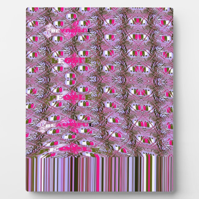 Plaque Photo Imprimer l'art Motif Abstrait dense et complexe (Devant)
