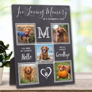 Plaque Photo In Love Mémoire Personnalisée Pet Photo Memorial