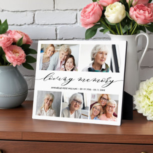 Plaque Photo In Love Memory Photo Collage Memorial Keepsaké P